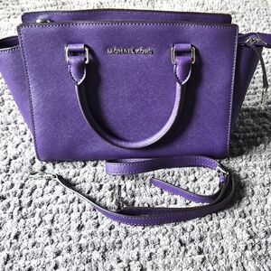 Michael Kors Selma satchel crossbody bag